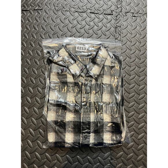Pendleton Mens 100% Virgin Wool Black White Short Sleeve Button Up Western‎ Med - Picture 10 of 10